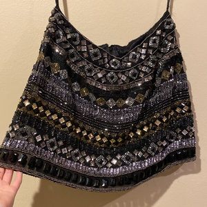 Musani Couture Sequin Mini Skirt